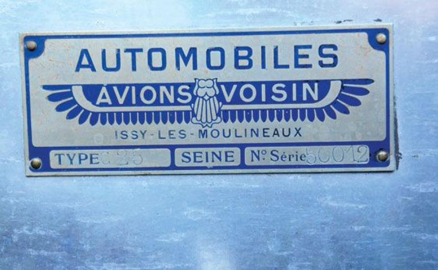 Логотип Avions Voisin C25 Cimier Coupe 1935 года  (фото 7 из 20)